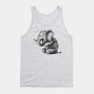 shock elephant Tank Top